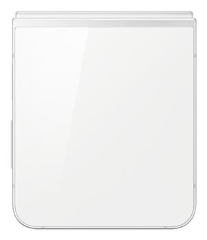 SAMSUNG Galaxy Z Flip7 FE - 5G smartphone - dual-SIM - RAM 8 GB / Internal Memory 128 GB - OLED display - 6.7" - 2640 x 1080 pixels (120 Hz) - 2x rear cameras 50 MP, 12 MP - front camera 10 MP - white (SM-F761BZWGEUB)