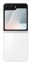 SAMSUNG Galaxy Z Flip7 FE - 5G smartphone - dual-SIM - RAM 8 GB / Internal Memory 128 GB - OLED display - 6.7" - 2640 x 1080 pixels (120 Hz) - 2x rear cameras 50 MP, 12 MP - front camera 10 MP - white (SM-F761BZWGEUB)