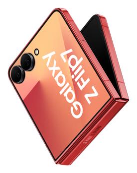 SAMSUNG Z Flip7 12GB 512GB 4.1inch 6.9inch 5G wifi7 USB3.2 BT 5.4 Dual sim e-sim IP48 NFC UWB 4300mAh 25w cable incl. TA excl. Coral (SM-F766BZRHEUB)