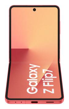 SAMSUNG Z Flip7 12GB 512GB 4.1inch 6.9inch 5G wifi7 USB3.2 BT 5.4 Dual sim e-sim IP48 NFC UWB 4300mAh 25w cable incl. TA excl. Coral (SM-F766BZRHEUB)