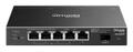 TP-LINK Omada Smart Managed Switch, 4x1G PoE+, 1x1G RJ45, 1x1G SFP, 63W PoE Budget, Desktop, Ext PSU