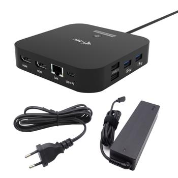 I-TEC USB-C 2X HDMI DOCK 100W PD 100W + CHARGER 100W ACCS (C31DUALHDMIDPD100)