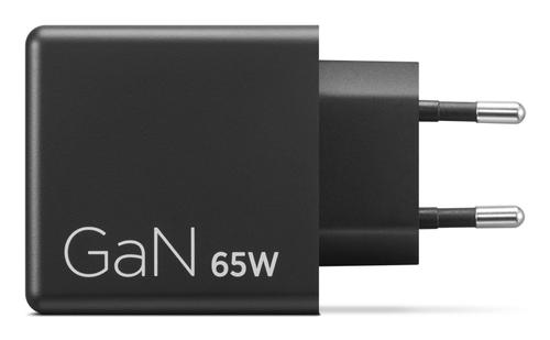 LENOVO Dual USB-C 65W GaN Charger Black EU (40AW065BEU)