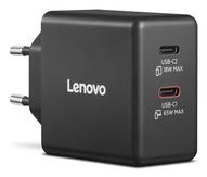 Lenovo Dual USB-C 65W GaN Charger Black EU (40AW065BEU)