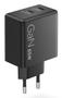 LENOVO Dual USB-C 65W GaN Charger Black EU (40AW065BEU)