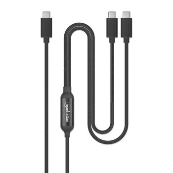 MANHATTAN Dual Usb-C To Usb-C Charging  (355810)