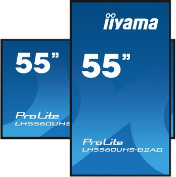 IIYAMA 55" 3840x2160,  UHD VA panel,  (LH5560UHS-B2AG)