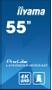 IIYAMA 55" 3840x2160,  UHD VA panel,  (LH5560UHS-B2AG)