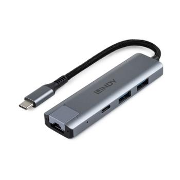 LINDY USB 3.2 Gen 2 Type C Hub & (43422)