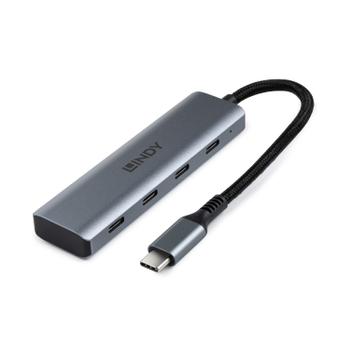LINDY 4 Port USB 3.2 Gen 2 Type C  (43414)