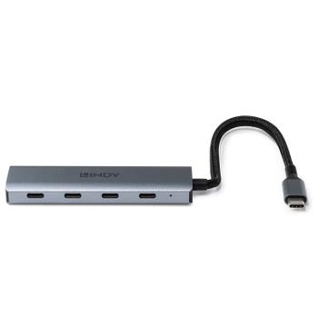 LINDY 4 Port USB 3.2 Gen 2 Type C  (43414)