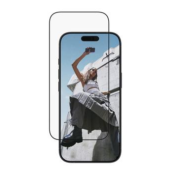 PanzerGlass SAFE by PanzerGlass Screen Protector w. Black Frame iPhone 17 iPhone 16 Pro Ultra-Wide Fit w. EasyAligner (SA70102)