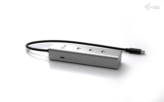 I-TEC USB-C CHARGE HUB 5 PORTS WITH USB-C VIDEO 8K PD 85W PERP (C31HUBMETAL8KPDPRO)