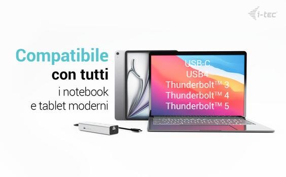 I-TEC USB-C CHARGE HUB 5 PORTS WITH USB-C VIDEO 8K PD 85W PERP (C31HUBMETAL8KPDPRO)