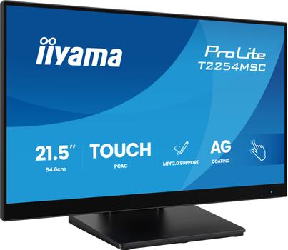 IIYAMA 21,5" PCAP 10P Touch,  (T2254MSC-B2AG)
