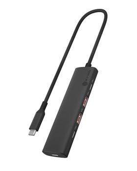 ICY BOX 4-Port USB 3.2 Gen 2 Hub, 10 Gbit/s, 2x Type-C, 2x Type-A (IB-HUB1437-CPD)