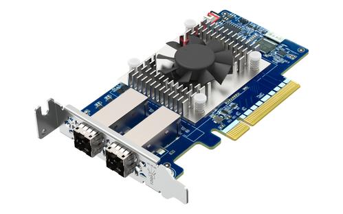 QNAP QXP-830S-3808 2-port miniSAS HD host bus adapter Broadcom Aero SAS3808 PCIe 4.0 x 8 for TL SAS JBOD series (QXP-830S-3808)