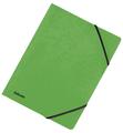 ESSELTE Strikkmappe u/klaff Kartong A4 grønnn