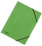 ESSELTE Elastikmappe uden klapper A4grøn