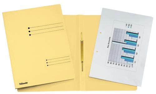 ESSELTE Arbeidsmappe gjenbrukskartong A4 gul (621055*25)