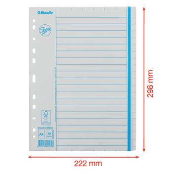 ESSELTE Register Jopa Origin. 20 Otryckta Flikar 10-Pack (69935)