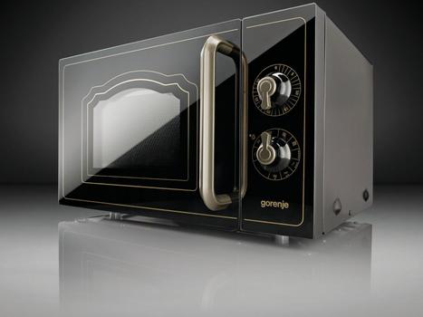 GORENJE MO 4250 CLB Matt-Schwarz Stand-Mikrowelle mit Grill (434739)