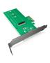 ICY BOX PCI-Card, M.2 PCIe SSD to PCIe 3.0 x4 Host for Main Board, Full Profil (60092)