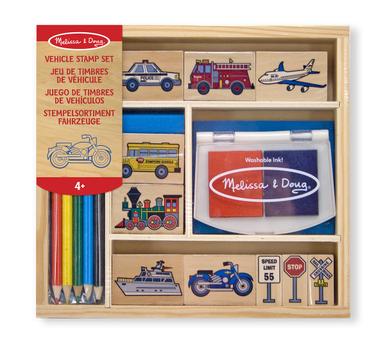 MELISSA & DOUG Stamp set Vehicles  (12409)