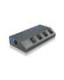 ICY BOX 1x USB 3.0 B, 4x USB 3.0 A (IB-HUB1405)