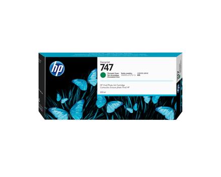 HP 747 - 300 ml - chromatic green - original - DesignJet - ink cartridge - for DesignJet Z9+ PostScript,  Z9+dr PostScript (P2V84A)