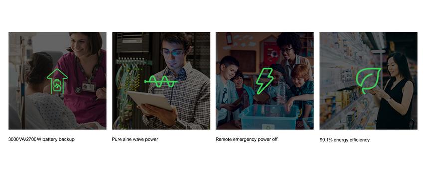 APC Smart-UPS SMT3000RMI2UC - UPS - 2700 watt - 3000 VA - med APC SmartConnect (SMT3000RMI2UC)