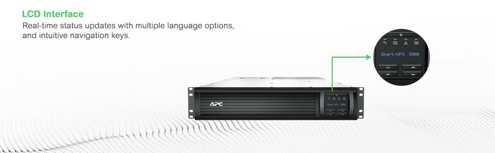 APC Smart-UPS SMT3000RMI2UC - UPS - 2700 watt - 3000 VA - med APC SmartConnect (SMT3000RMI2UC)