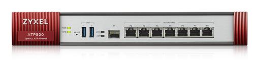 ZYXEL l ZyWALL ATP500 - Security appliance - 1GbE - H.323, SIP - 1U - cloud-managed - rack-mountable (ATP500-EU0102F)
