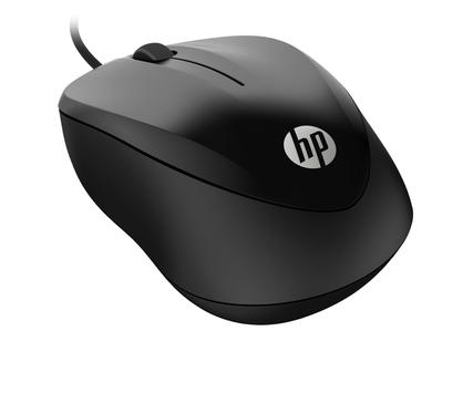 HP 1000 - mus - USB - svart (4QM14AA)