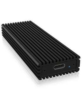 ICY BOX External enclosure for M.2 NVMe SSD, USB 3.1 Type-C, Black (IB-1816M-C31)