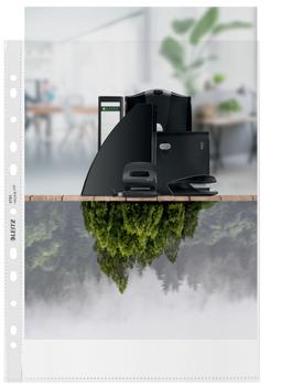 LEITZ pocket Premium clear textured 90my A4 Rec TO(100) (4791-10-03)