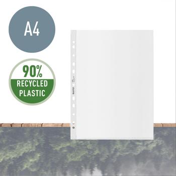 LEITZ pocket Premium clear textured 90my A4 Rec TO(100) (4791-10-03)