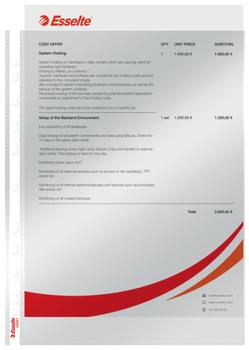 ESSELTE Pocket standard 55my A4 glassclear (10) (56061)