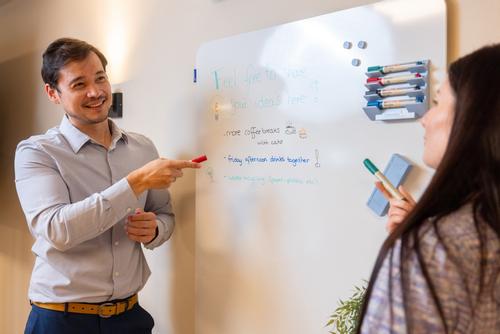 LEGAMASTER Magnet LEGAMASTER Ø20mm, blå 10/pk. (7-181103)