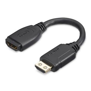 STARTECH 6IN HDMI 2.0 PORT SAVER CABLE - GRIPPING CONNECTOR - 4K 60HZ CABL (HD2MF6INL)