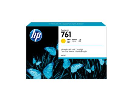 HP 761 - CM992A - 1 x Yellow - Ink cartridge - For DesignJet T7100, T7200 Production Printer (CM992A)