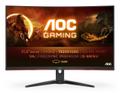 AOC Gaming C32G2ZE/BK - LED monitor - gaming - curved - 32" (31.5" viewable) - 1920 x 1080 Full HD (1080p) @ 240 Hz - VA - 300 cd/m² - 3000:1 - 1 ms - 2xHDMI, DisplayPort - black