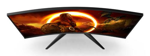 AOC C32G2ZE 32" Curved FullHD - 240Hz - Sort (C32G2ZE/BK)