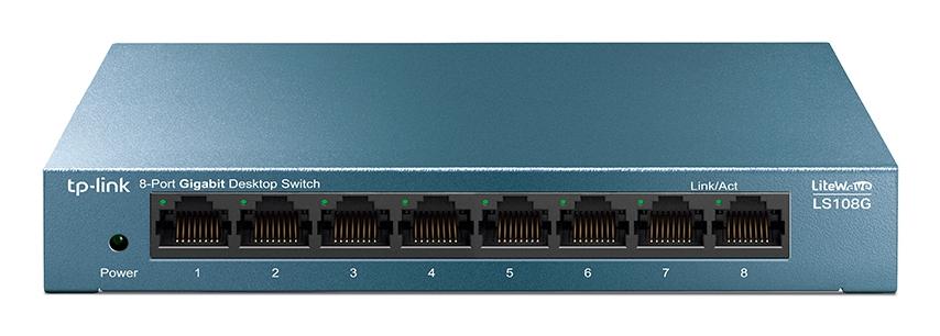 TP-LINK LiveWave 8Port 1Gb Metalen behuizing (LS108G)