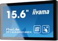 IIYAMA ProLite TF1634MC-B8X - LED monitor - 15.6" - open frame - touchscreen - 1920 x 1080 Full HD (1080p) @ 60 Hz - IPS - 450 cd/m² - 700:1 - 25 ms - HDMI, VGA, DisplayPort - black, matte (TF1634MC-B8X)