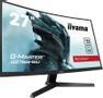 IIYAMA G-MASTER Red Eagle G2766HSU-B1 - LED monitor - curved - 27" - 1920 x 1080 Full HD (1080p) @ 165 Hz - VA - 250 cd/m² - 3000:1 - 1 ms - 2xHDMI, DisplayPort - speakers - matte black (G2766HSU-B1)