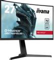 IIYAMA G-MASTER Red Eagle GB2766HSU-B1 - LED monitor - curved - 27" - 1920 x 1080 Full HD (1080p) @ 165 Hz - VA - 250 cd/m² - 3000:1 - 1 ms - 2xHDMI, DisplayPort - speakers - matte black