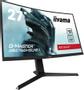IIYAMA G-MASTER Red Eagle GB2766HSU-B1 - LED monitor - curved - 27" - 1920 x 1080 Full HD (1080p) @ 165 Hz - VA - 250 cd/m² - 3000:1 - 1 ms - 2xHDMI, DisplayPort - speakers - matte black (GB2766HSU-B1)