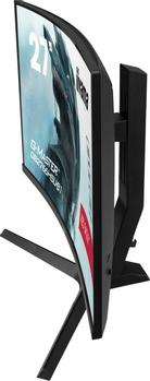 IIYAMA G-MASTER Red Eagle GB2766HSU-B1 - LED monitor - curved - 27" - 1920 x 1080 Full HD (1080p) @ 165 Hz - VA - 250 cd/m² - 3000:1 - 1 ms - 2xHDMI, DisplayPort - speakers - matte black (GB2766HSU-B1)