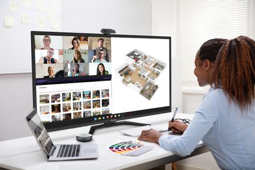 IIYAMA ProLite X4373UHSU-B1 - LED monitor - 43" (42.5" viewable) - 3840 x 2160 4K @ 60 Hz - VA - 400 cd/m² - 4000:1 - 3 ms - 2xHDMI, DisplayPort,  Mini DisplayPort - speakers - matte black (X4373UHSU-B1)